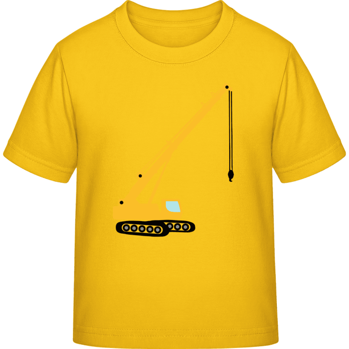 Crane Operator T-shirt för barn contain pic