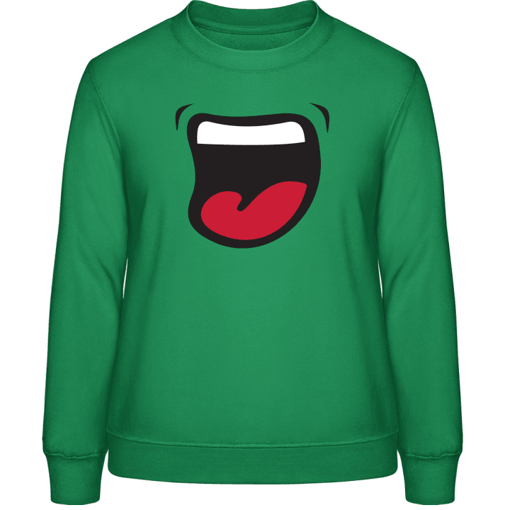 Mond Comic Style Vrouwen Sweatshirt contain pic