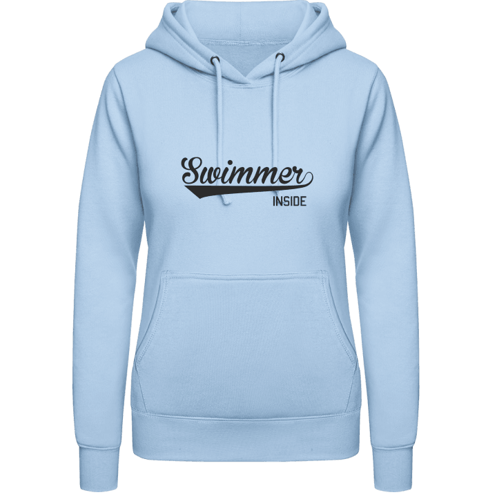 Swimmer Inside Women Hoodie contain pic