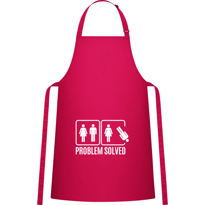 Husband Problem Solved Kitchen Apron contain pic