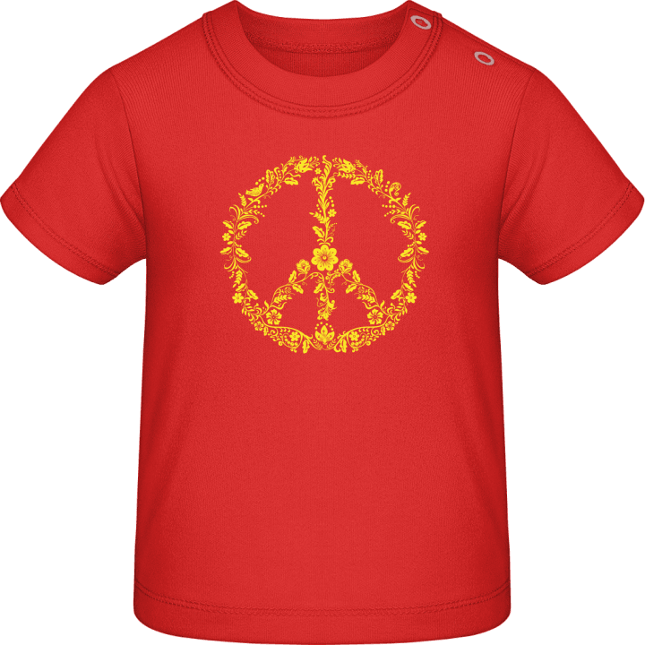 Peace Flowers Baby T-Shirt contain pic