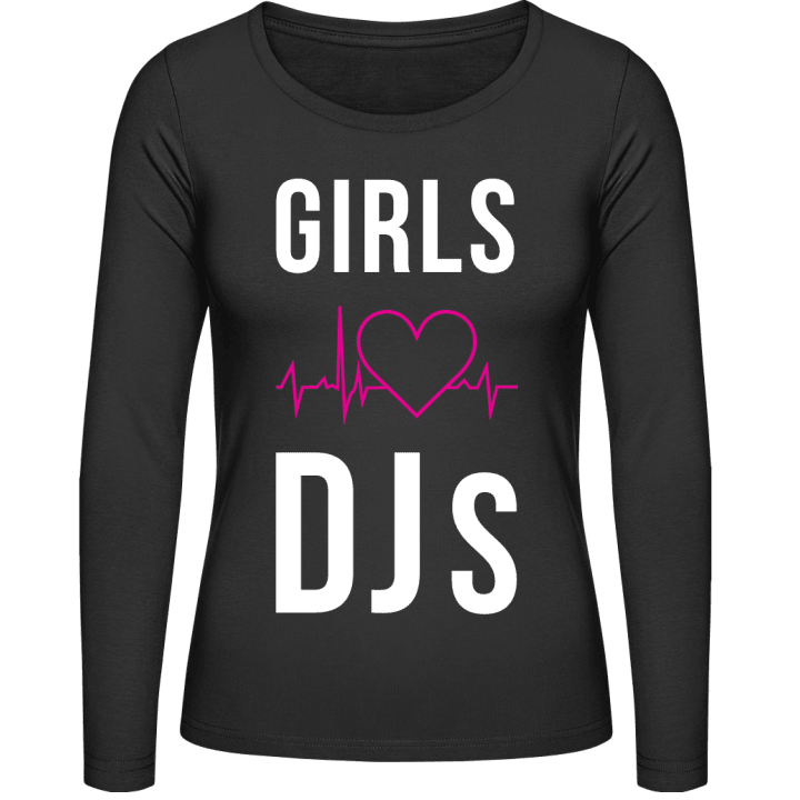 Girls Love Djs T-shirt à manches longues pour femmes contain pic