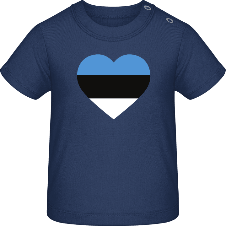 Estonia Heart T-shirt för bebisar contain pic