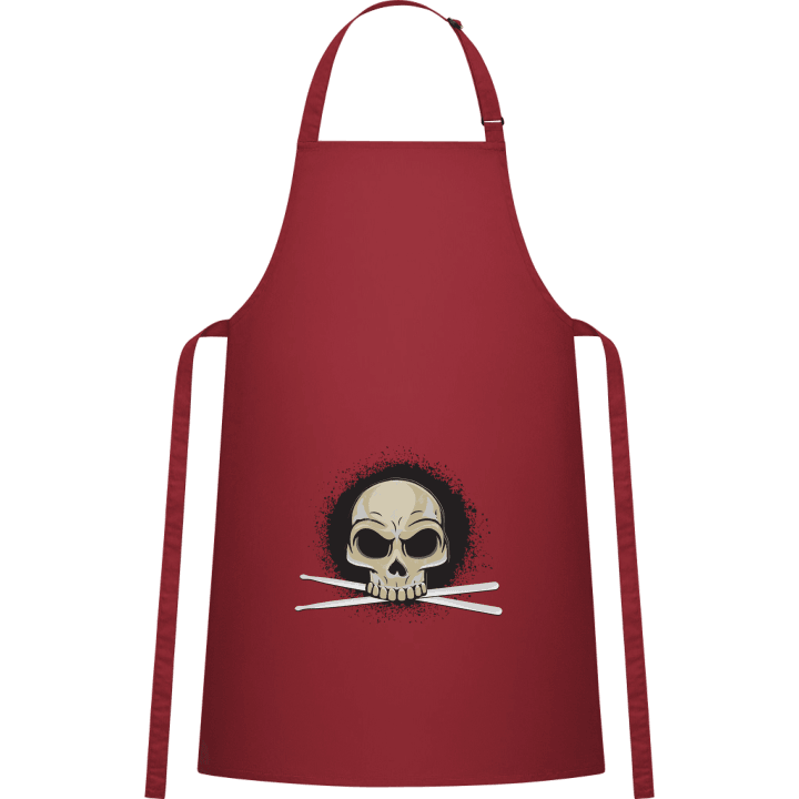 Drummer Skull With Drum Sticks Kitchen Apron contain pic