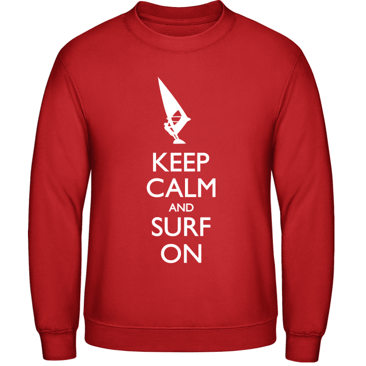 Keep Calm and Surf on Sudadera contain pic