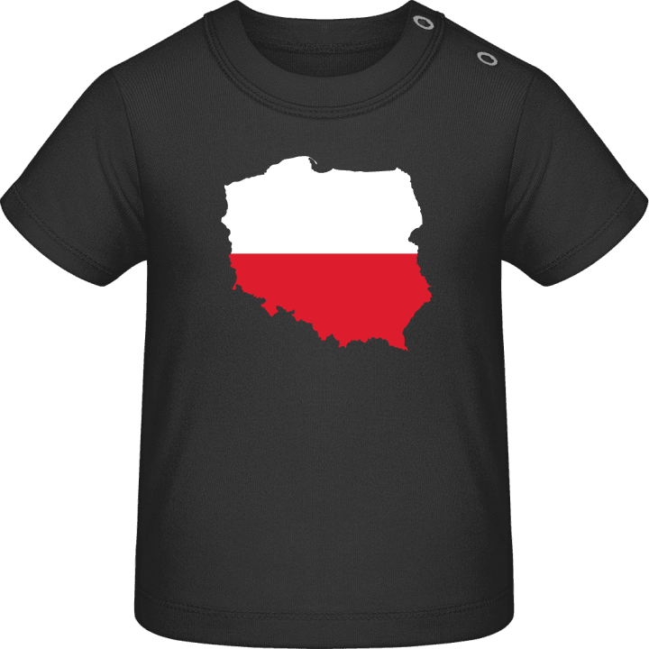 Poland Map T-shirt för bebisar contain pic