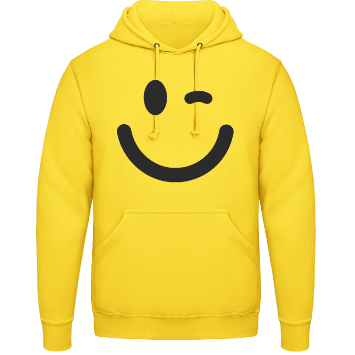 Winking Emoticon Hoodie contain pic