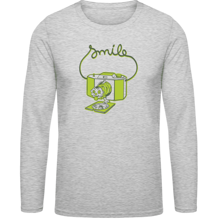 Photo Smile Long Sleeve Shirt contain pic