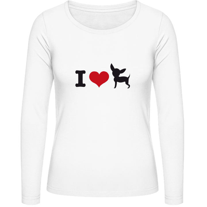 I Love Chihuahua Kvinnor långärmad skjorta 0 image