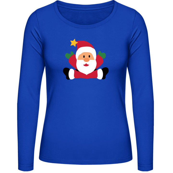Cute Santa Claus T-shirt à manches longues pour femmes 0 image