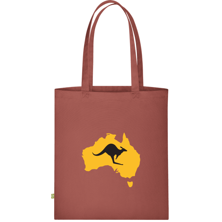 Australian Map with Kangaroo Stofftasche contain pic