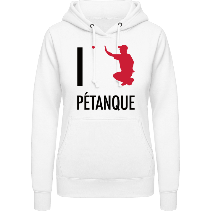 I Love Pétanque Hettegenser for kvinner contain pic