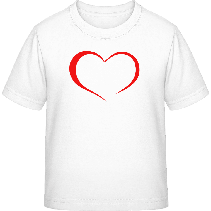 Heart Logo T-skjorte for barn contain pic
