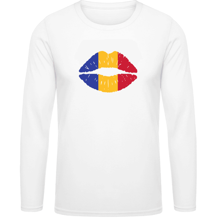 Romanian Kiss Flag T-shirt à manches longues 0 image