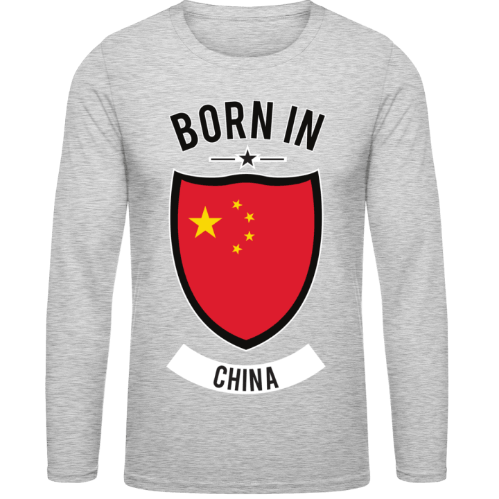Born in China Langarmshirt contain pic