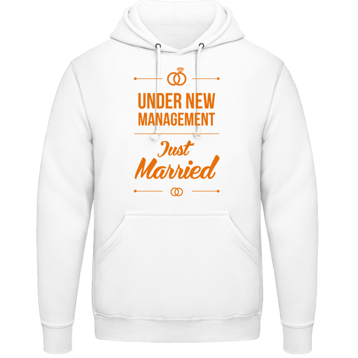 Just Married Under New Management Sweat à capuche contain pic