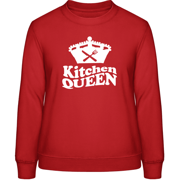 Kitchen Queen Sweatshirt för kvinnor contain pic