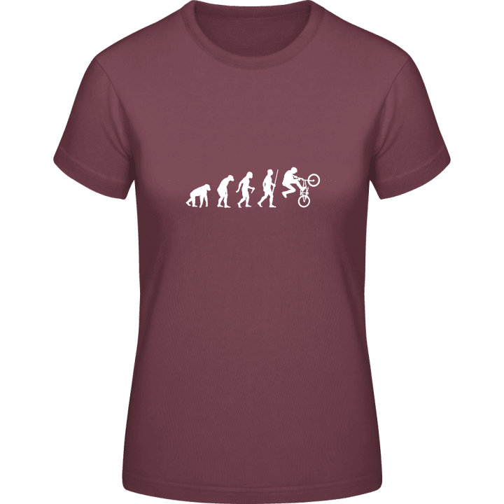 BMX Biker Evolution Frauen T-Shirt contain pic