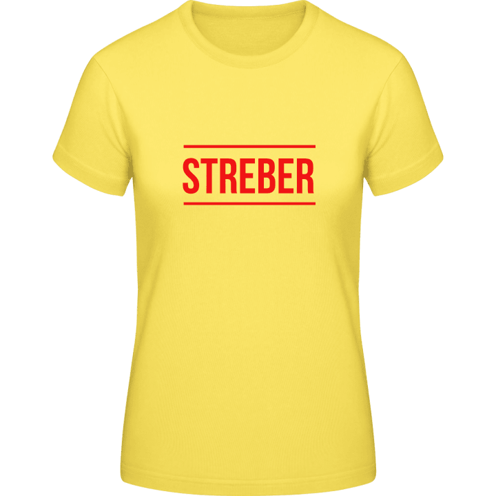 Streber Vrouwen T-shirt contain pic