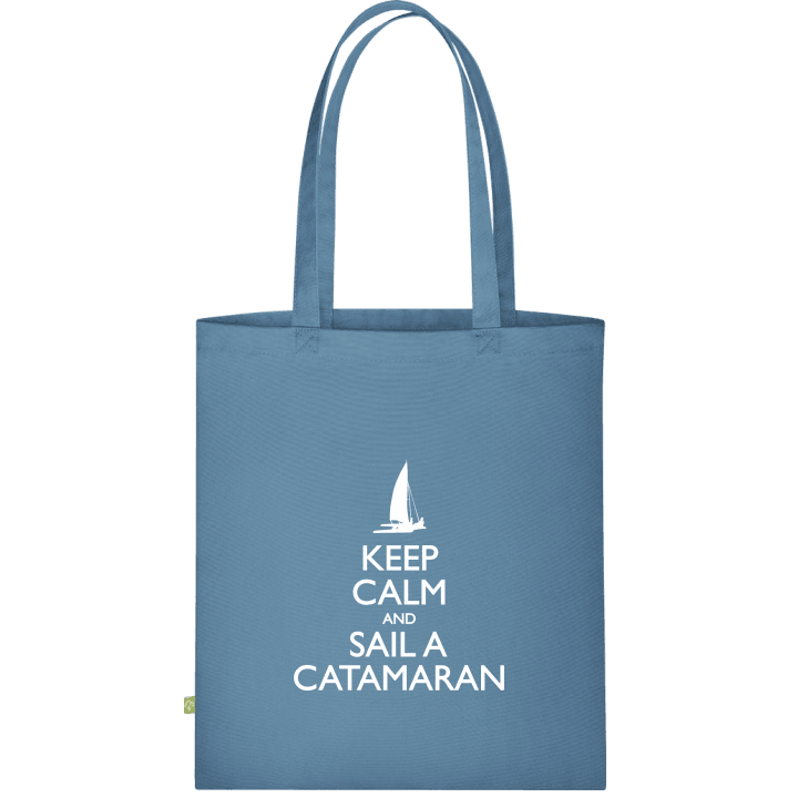 Keep Calm and Sail a Catamaran Bolsa de tela contain pic