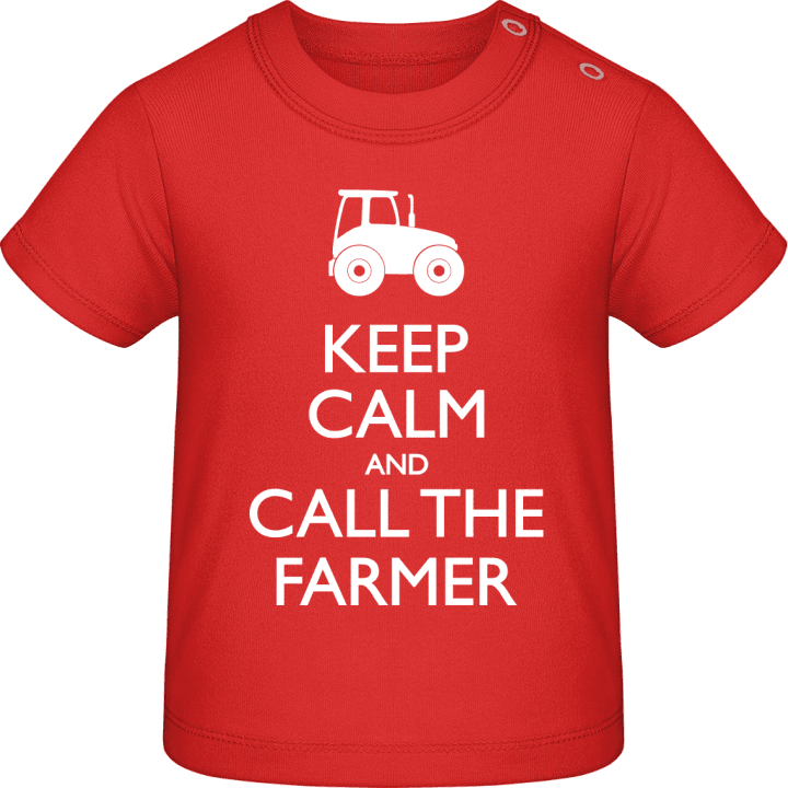 Keep Calm And Call The Farmer Camiseta de bebé contain pic