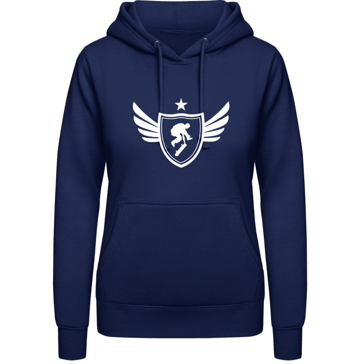 Skater Winged Women Hoodie contain pic