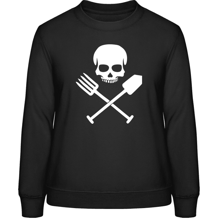 Farmer Skull Sweatshirt för kvinnor contain pic