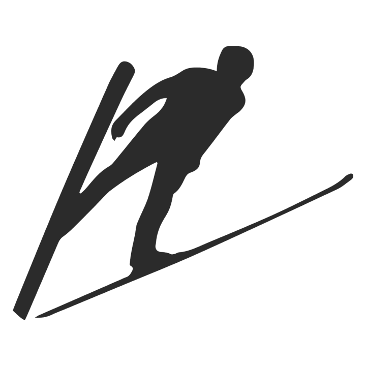 Ski Jumper Silhouette Beker 0 image