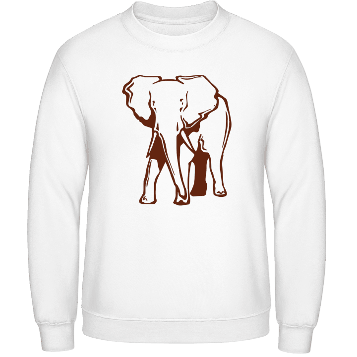Elephant Outline Sweatshirt 0 image