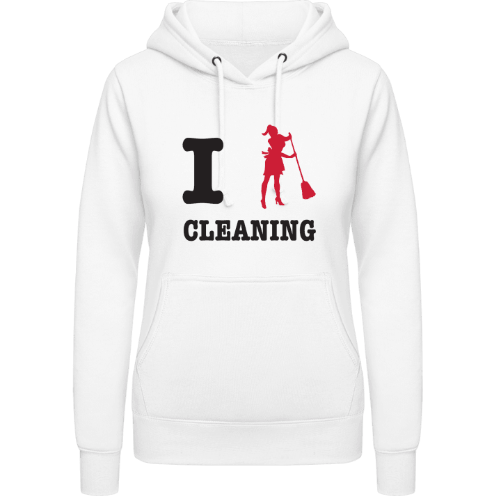 I Love Cleaning Frauen Kapuzenpulli 0 image