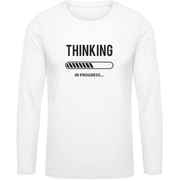 Thinking In Progress T-shirt à manches longues contain pic
