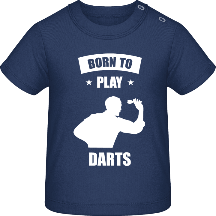 Born To Play Darts Baby T-skjorte contain pic