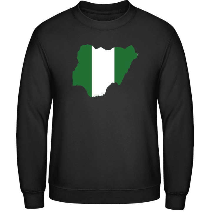 Nigeria Map Flag Felpa contain pic