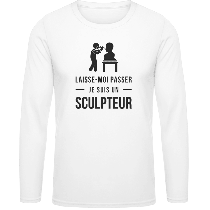Laisse-moi je suis un sculpteur Langermet skjorte contain pic