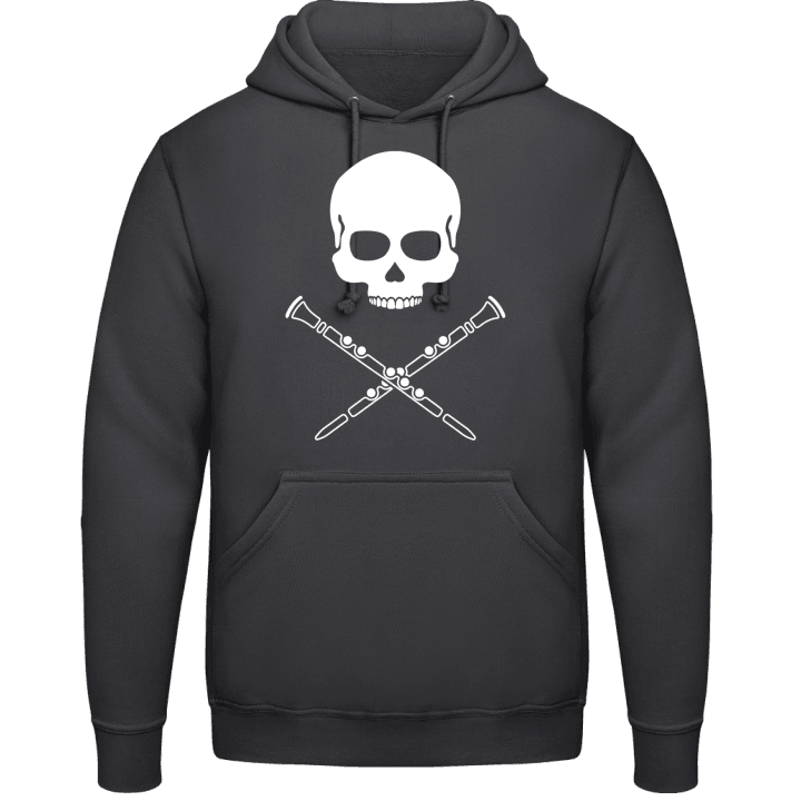 Clarinetist Skull Crossed Clarinets Hoodie contain pic