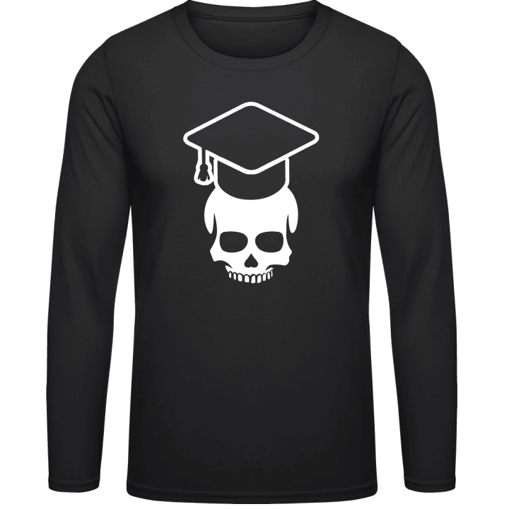 Graduation Skull Langermet skjorte contain pic