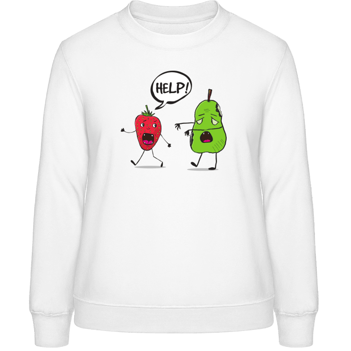 Zombie Fruits Sweatshirt för kvinnor contain pic