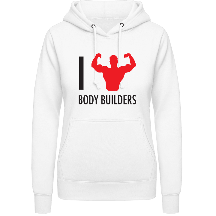 I Love Body Builders Hoodie för kvinnor contain pic