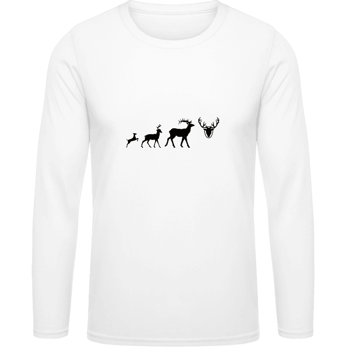 Evolution Of Deer To Antlers T-shirt à manches longues 0 image