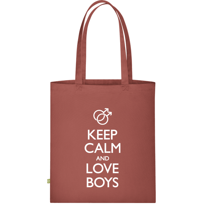 Keep Calm And Love Boys Stoffen tas 0 image