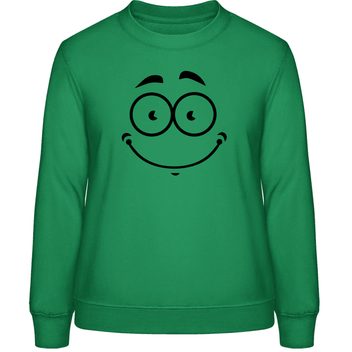 Smiley Face Happy Frauen Sweatshirt contain pic