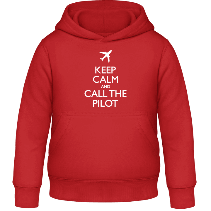 Keep Calm And Call The Pilot Felpa con cappuccio per bambini contain pic
