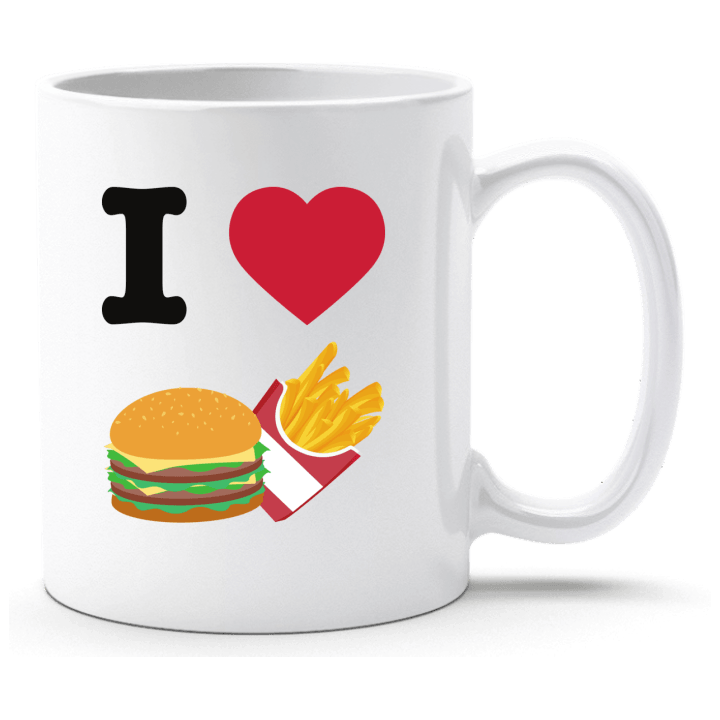 I Love Fast Food Tasse contain pic