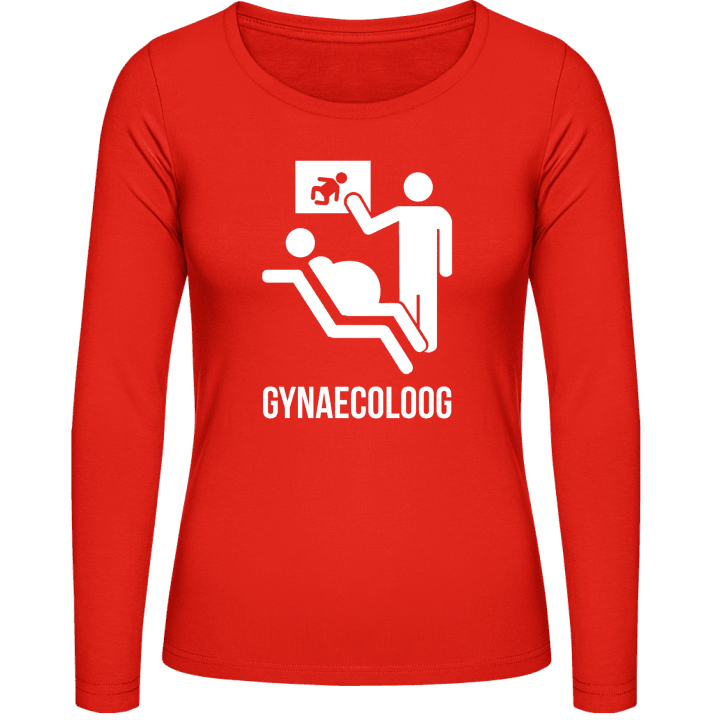 Gynaecoloog T-shirt à manches longues pour femmes contain pic