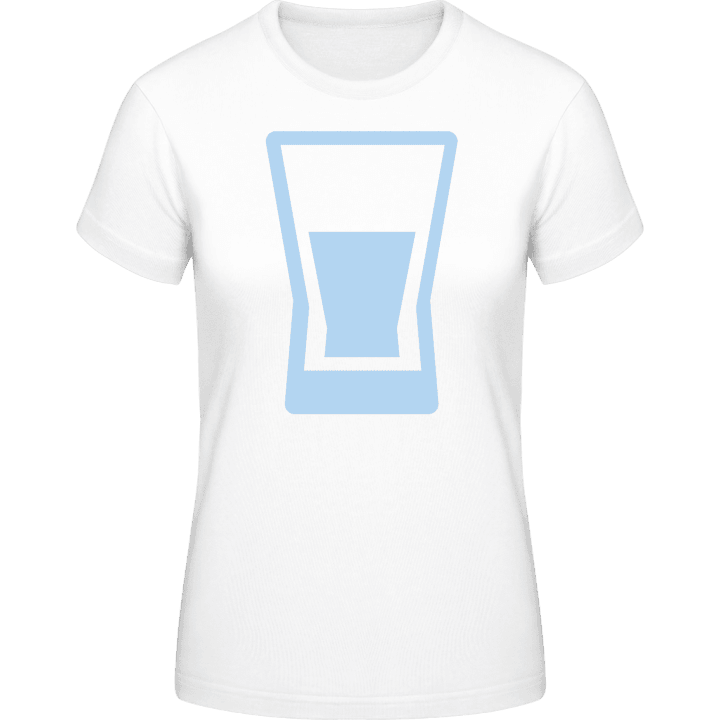 Vodka Glas Frauen T-Shirt contain pic