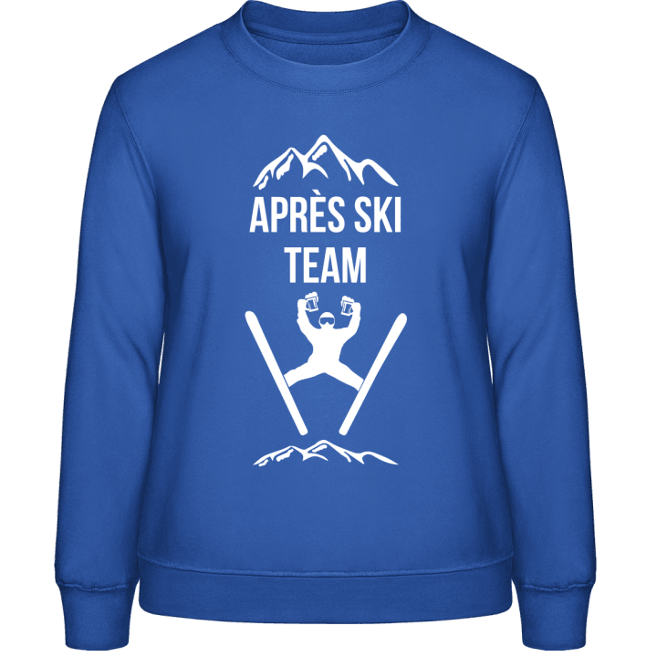 Après Ski Team Action Frauen Sweatshirt contain pic