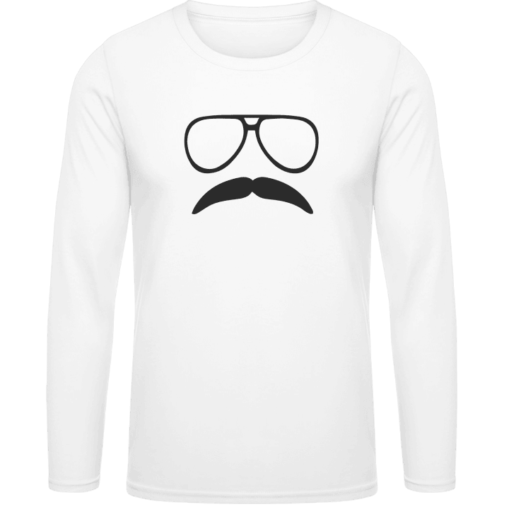 Porn Moustache Långärmad skjorta 0 image