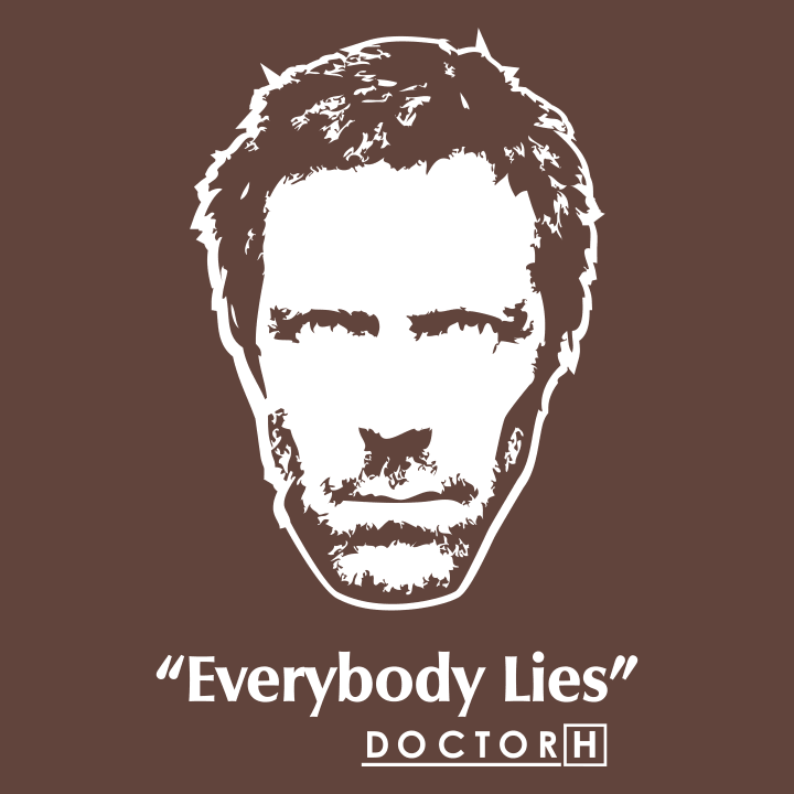 Dr House Everybody Lies T-shirt til kvinder 0 image