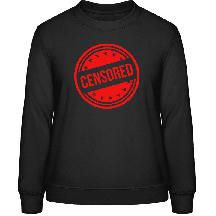 Censored Frauen Sweatshirt contain pic
