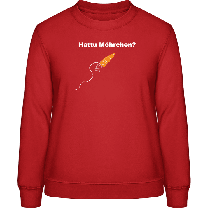 Hattu Möhrchen Sweat-shirt pour femme contain pic